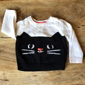 Baby Girl Gap Cat Sweater